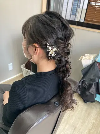ヘアアレンジ Hair room Leaのヘアスタイル