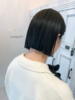 ショート パーマ ボブ・ミニボブ 髪質改善カミオカのヘアスタイル