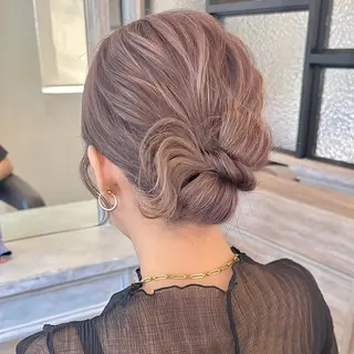 ミディアム 高橋澪/ ボブ/ヘアアレンジのヘアスタイル