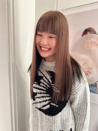 ロング カラー 磯　亜由香 🌷ブリーチのヘアスタイル