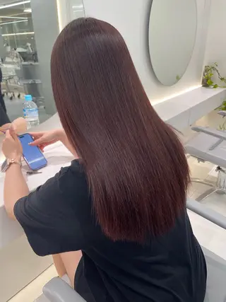 セミロング カラー 透明感カラー特化型 NAOKIのヘアスタイル