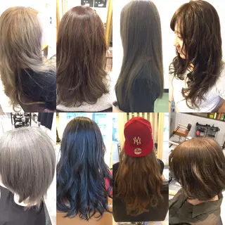 セミロング カラー パーマ RiLo所属・[RiLo] 松村のヘアスタイル