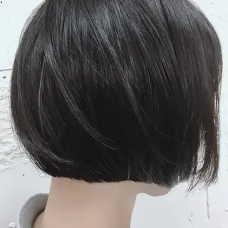 ショート ミディアム カラー パーマ 山口 悟のヘアスタイル