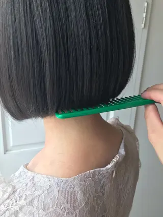 ショート 目を惹く艶髪/髪質 改善カラー🤎ぐっちのヘアスタイル