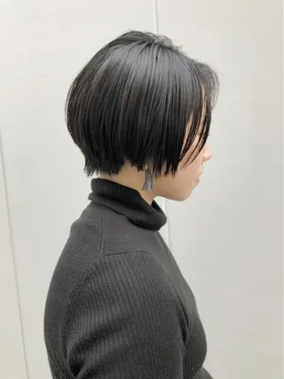 ショート カラー ノグチ ユウキ/ボブのヘアスタイル