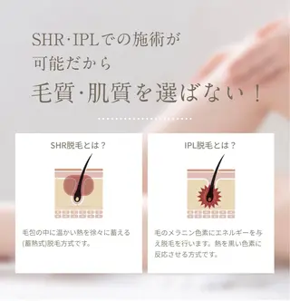 自宅脱毛サロン ∞hachiのエステ・リラクイメージ