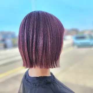 カラー ショート O.hair designers所属・シールエクステ🎀 ホシノ🕒ユウカのヘアスタイル