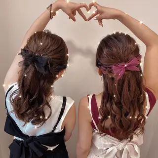 ヘアアレンジ 顔まわり‎🤍小顔 カット🤍みさきのヘアスタイル