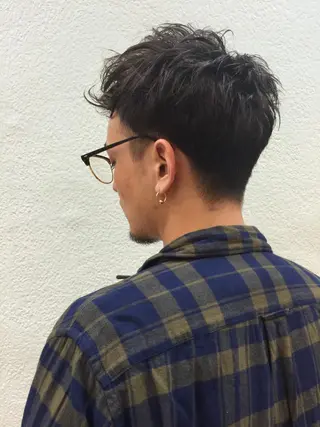 ショート カラー メンズ Vir by browのヘアスタイル