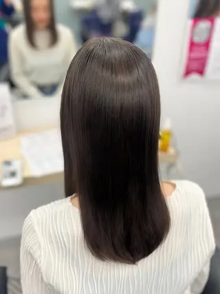 セミロング ハイトーン/透明感 ☻ miyuuのヘアスタイル
