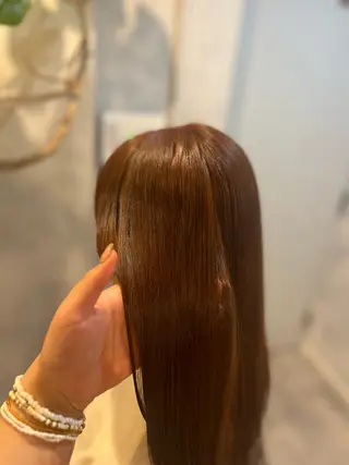 ロング カラー 佐伯 美麗のヘアスタイル