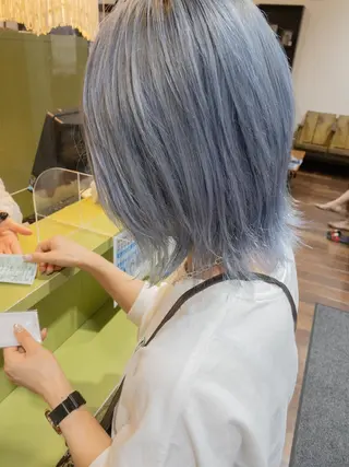 ミディアム 🦋透明感カラー🦋 CHIHARUのヘアスタイル