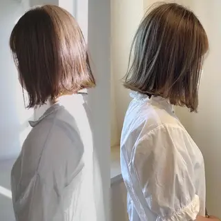 ミディアム カラー 清水 亮太/赤み消しカラーのヘアスタイル