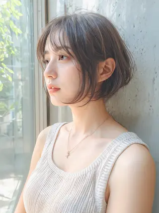 ショート カラー neon  hair亀戸店所属・🌈neonhair 透明感✨カラー🌈のヘアスタイル