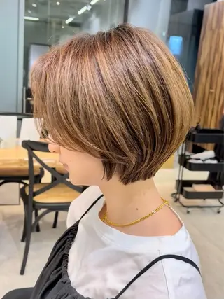 ショート 🌈銀座、ボブ ショート🌈にっしーのヘアスタイル