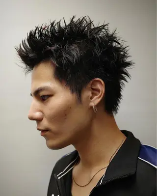 ショート メンズ KAH所属・Koichi Satoのヘアスタイル