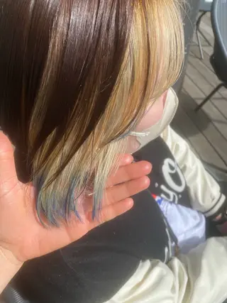 ミディアム 加藤 愛実のヘアスタイル