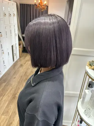 ショート カラー Risa🐈⬛/ グレージュ/透明感のヘアスタイル