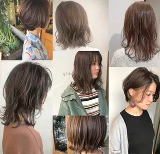 カラー glad hairのヘアスタイル