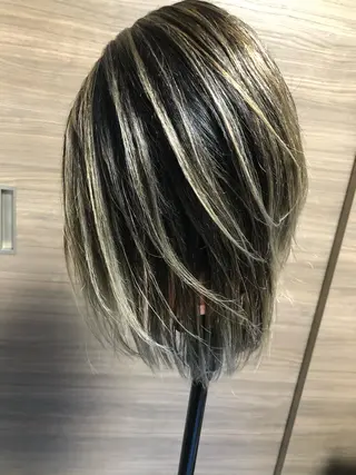 ミディアム La fith 店長 城谷颯人のヘアスタイル