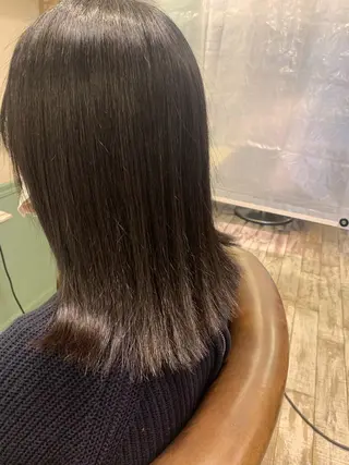 セミロング 小沼采唯👧🏼 海好きオヌちゃんのヘアスタイル