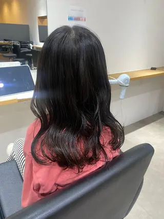 セミロング 韓国風hair💕 Kanonのヘアスタイル