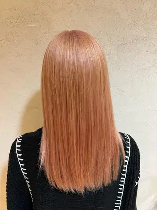 セミロング カラー 竹添 有梨沙のヘアスタイル