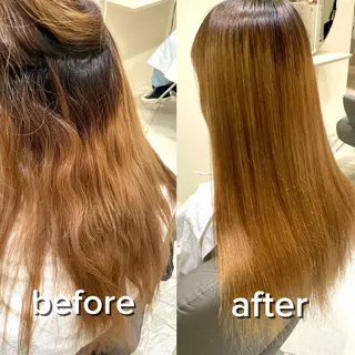 セミロング 矢場町/酸性ストレー ト/ボブパーマのヘアスタイル