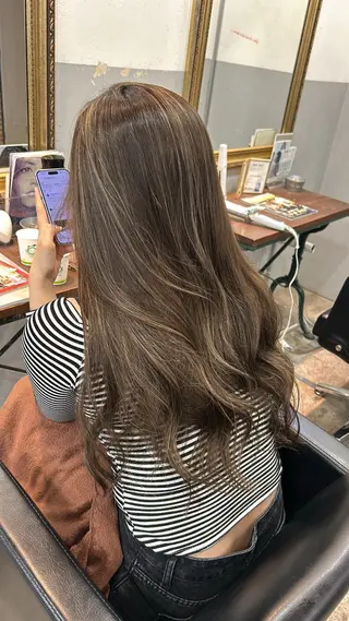 ロング SITY.天神大名【シティ】所属・🦋mamiya🦋 カットモデル募集のヘアスタイル