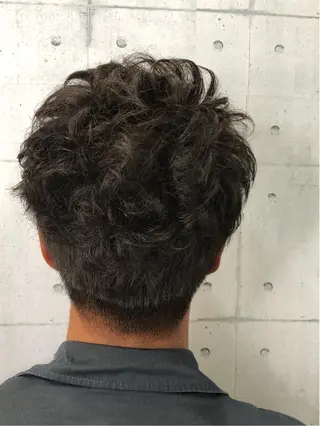 ショート パーマ メンズ 北脇 健治のヘアスタイル