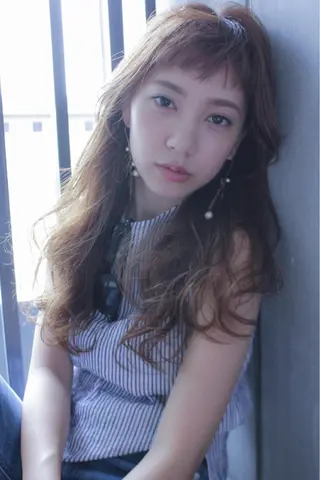 ロング 永田 崇のヘアスタイル