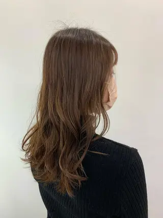 ロング カラー ヘアアレンジ 新宿/小顔レイヤー/ 顔まわり/西慶太朗のヘアスタイル