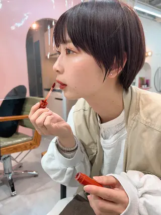 ショート カラー カット特化柏駅 徒歩3分LOUのヘアスタイル