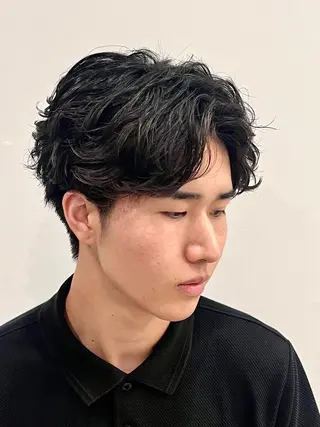 パーマ メンズ 🏁片倉 玲旺🏁のヘアスタイル