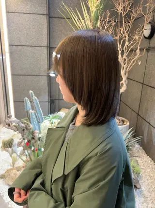 ミディアム カラー 艶髪透明感🫧/ひか カットモデル募集✂︎のヘアスタイル