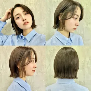 ショート カラー ブリーチダブルカラー 【koide】のヘアスタイル