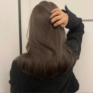 ミディアム レイヤー/ナチュラル 特化西宮北口/みなみのヘアスタイル