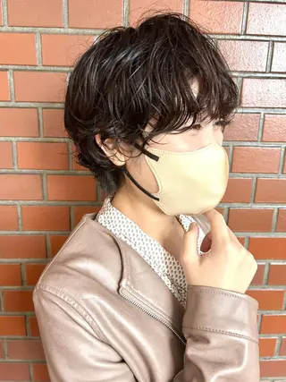 ショート パーマ kiy by ioeのヘアスタイル