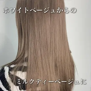セミロング カラー 中本 達也のヘアスタイル