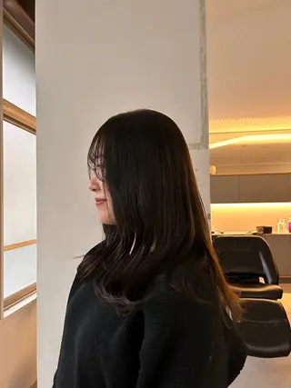 ロング 玉置 七海のヘアスタイル
