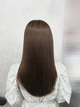 ロング カラー 韓国ヨシンヘア 🇰🇷✨️小熊夏実のヘアスタイル