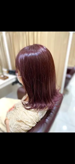 ミディアム カラー 佐々木 拓海のヘアスタイル