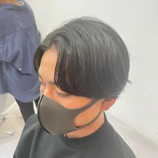 ショート 髪質改善× ハイライト溝江のヘアスタイル