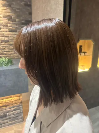 ミディアム カラー earth中野山店 西尾　乃朱のヘアスタイル