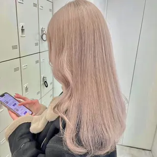 ミディアム ブラウンベージュ🤎 ブリーチなし🤎のヘアスタイル