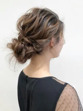 ロング ヘアアレンジ KANAMI日暮里 韓国ヘア・メイクのヘアスタイル