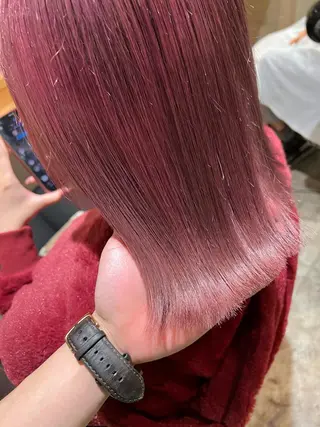 ミディアム カラー レイヤー×髪質改善 マネージャー安藤光司のヘアスタイル