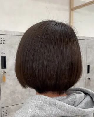 ミディアム 艶カラー/カット モデル募集中/あやかのヘアスタイル