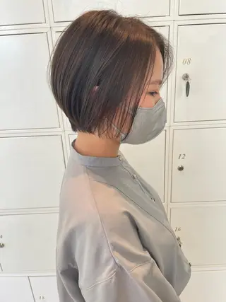 ショート カラー 鶴岡で縮毛矯正なら お任せ！ハヤシナオミのヘアスタイル