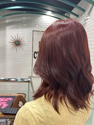 ミディアム カラー For.c.c.c.c所属・近藤 ちかのヘアスタイル